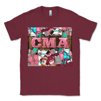 Burgundy cma Classic Tee - LillyAllenDesigns