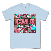 Dusty Blue cma Classic Tee - LillyAllenDesigns