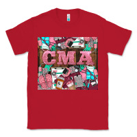 Red cma Classic Tee - LillyAllenDesigns
