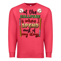 Cardinal at the ballpark is where i spend most my days Premium Sweatshirt - BundleAndBundleShop