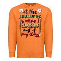 Carrot at the ballpark is where i spend most my days Premium Sweatshirt - BundleAndBundleShop
