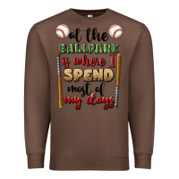 Chestnut at the ballpark is where i spend most my days Premium Sweatshirt - BundleAndBundleShop