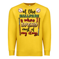 Lemon at the ballpark is where i spend most my days Premium Sweatshirt - BundleAndBundleShop