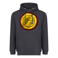 Smoke american football round earrings Heavyweight Hoodie - BundleAndBundleShop