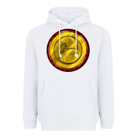 American Football Round Earrings Heavyweight Hoodie | Teevron