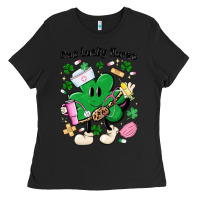 Black one lucky nurse belt bag Ladies Tee - MaliasSmallBusiness