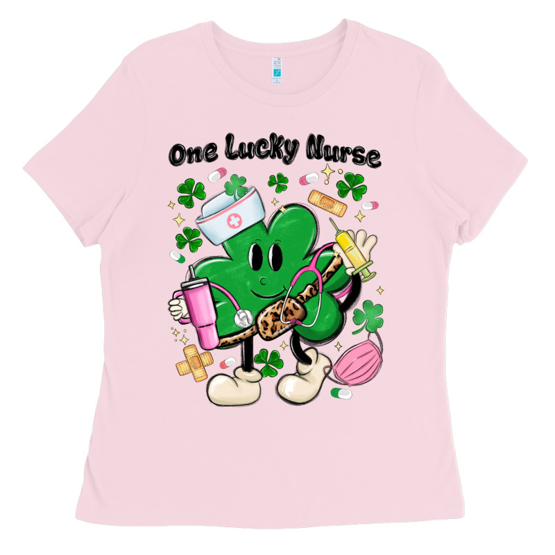 One Lucky Nurse Belt Bag Ladies Tee by MaliasSmallBusiness | Teevron