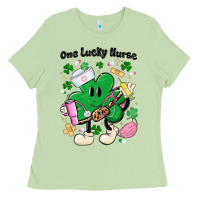 Matcha one lucky nurse belt bag Ladies Tee - MaliasSmallBusiness