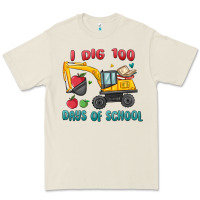Bone i dig 100 days of school excavator Premium Tee - MaliasSmallBusiness