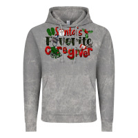 Cloud Rock Santa's Favorite Caregiver Christmas Vintage Hoodie - LillyAllenDesigns