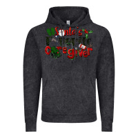 Vintage Black Santa's Favorite Caregiver Christmas Vintage Hoodie - LillyAllenDesigns