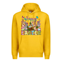 Lemon Happy Easter bunnys Premium Hoodie - OliviaCreatesArt