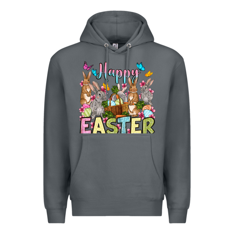 Happy Easter Bunnys Premium Hoodie by OliviaCreatesArt | Teevron