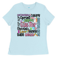 Baby Blue easter subway Ladies Tee - MaliasSmallBusiness