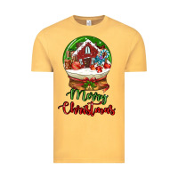 Vintage Mustard Merry Christmas Vintage Tee - LillyAllenDesigns