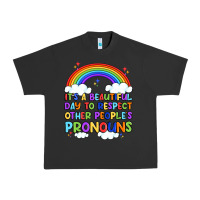 Pigment Black it's a beautiful day to respect other people's pro Urban Heavy Tee - Artiststas