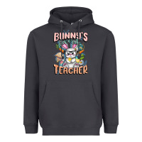 Smoke Bunny's Favorite Teacher Easter Day Heavyweight Hoodie - FaDigitalArtStudio