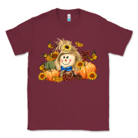 Burgundy fall scarecrow Classic Tee - LillyAllenDesigns