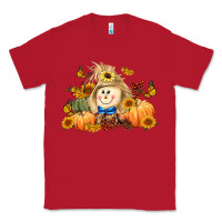 Red fall scarecrow Classic Tee - LillyAllenDesigns