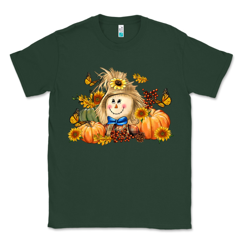 Fall Scarecrow Classic Tee by LillyAllenDesigns | Teevron