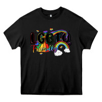 Black lgbtq  friendly Heavy Core Tee - MaliasSmallBusiness