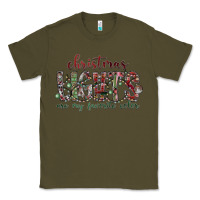 Army Green Dreaming Wine Christmas Classic Tee - SublimationCraftShop