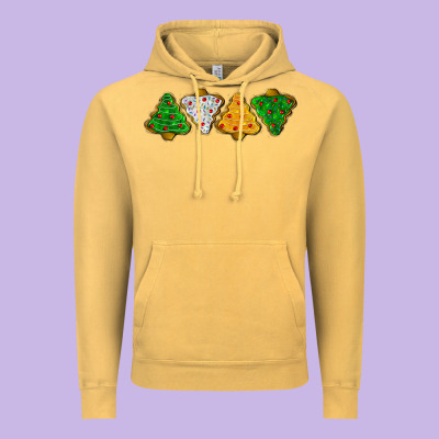 Christmas Tree Cookies Vintage Hoodie Designed By Lillyallendesigns