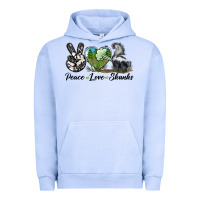 Pigment Grape Ice Peace Love Skunks Urban Hoodie - LillyAllenDesigns