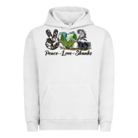 Pigment Lunar Rock Peace Love Skunks Urban Hoodie - LillyAllenDesigns