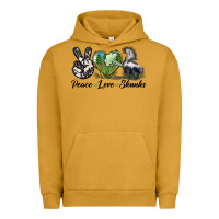 Peace Love Skunks Urban Hoodie | Teevron