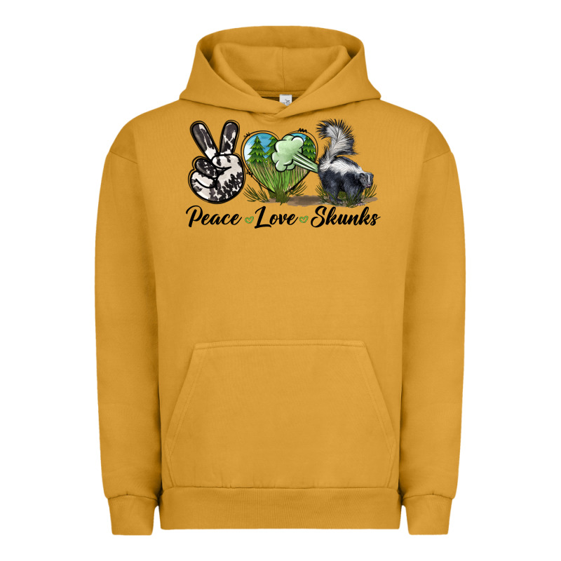 Peace Love Skunks Urban Hoodie by LillyAllenDesigns | Teevron