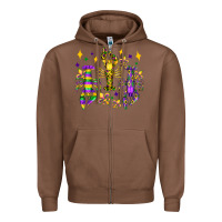 Chestnut mardi gras craw fish olivia Zipper Hoodie - OliviaCreatesArt