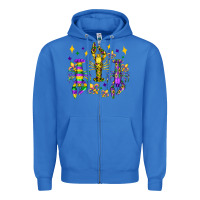 True Royal mardi gras craw fish olivia Zipper Hoodie - OliviaCreatesArt