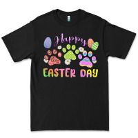 Black happy easter day paws Premium Tee - MaliasSmallBusiness