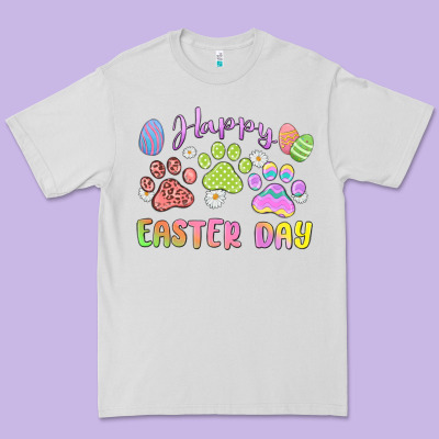 Happy Easter Day Paws Premium Tee Designed By Maliassmallbusiness