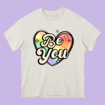 Be You Heavy Core Tee Designed By Maliassmallbusiness