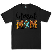 Black blessed mom Premium Tee - JahusDesignShop