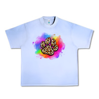 Grape Ice pride dog paw Urban Heavy Tee - Artiststas