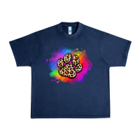 Navy pride dog paw Urban Heavy Tee - Artiststas