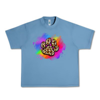 Pebble Blue pride dog paw Urban Heavy Tee - Artiststas