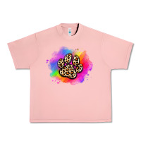 Salmon pride dog paw Urban Heavy Tee - Artiststas