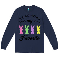 Navy Teaching My Favorite Bunny Long Sleeve Tee - Bettercallsaul