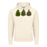 Vintage Artic christmas trees Vintage Hoodie - LillyAllenDesigns
