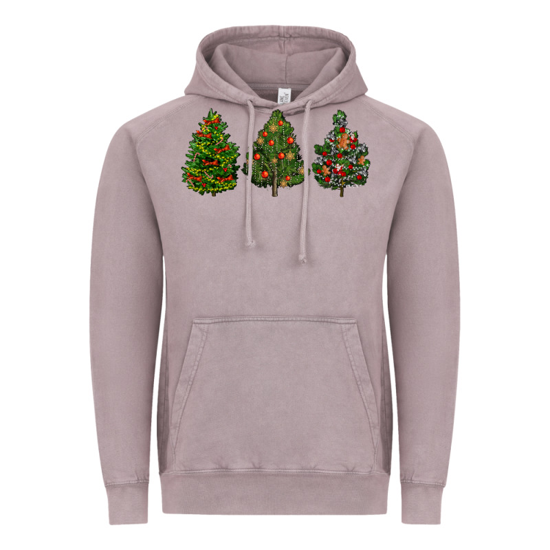 Christmas Trees Vintage Hoodie by LillyAllenDesigns | Teevron