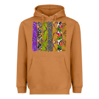 Meerkat Mardi Gras Brushstrokes Heavyweight Hoodie - BundleAndBundleShop