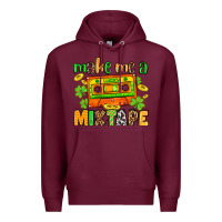 Burgundy Make me a mixtape St. Patrick's Day Premium Hoodie - OliviaCreatesArt