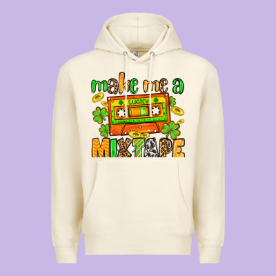 Make Me A Mixtape St. Patrick's Day Premium Hoodie Designed By Oliviacreatesart