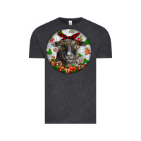 Vintage Black christmas dorper sheep Vintage Tee - LillyAllenDesigns