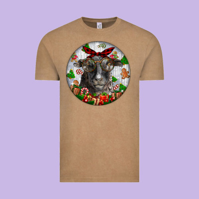 Christmas Dorper Sheep Vintage Tee Designed By Lillyallendesigns