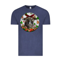 Vintage Denim christmas dorper sheep Vintage Tee - LillyAllenDesigns